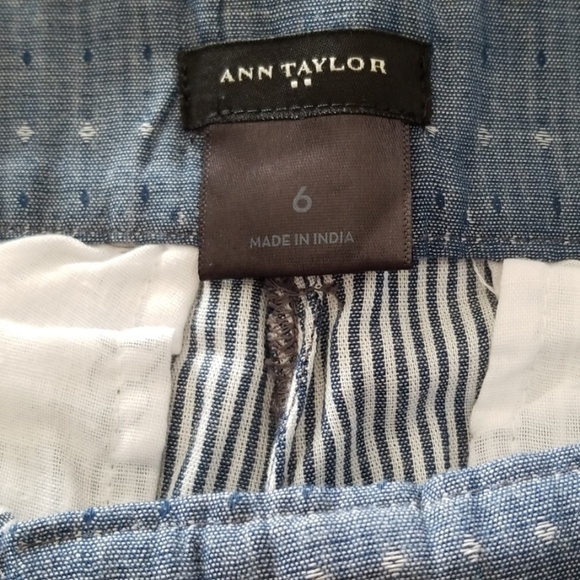 Brand New Ann Taylor Blue Shorts size 6 - Picture 2 of 3